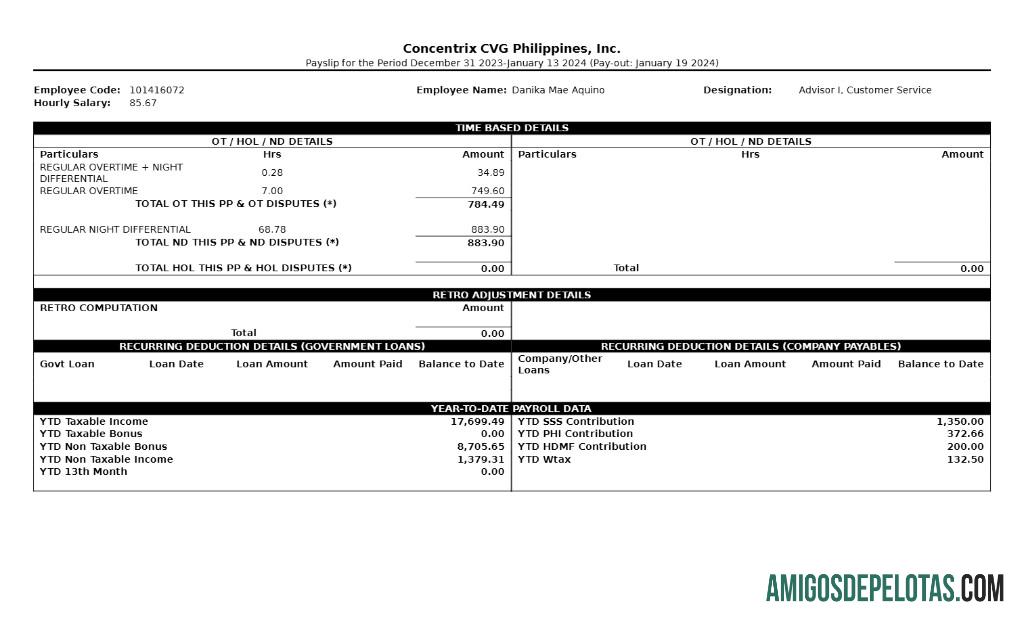 Para download Modelo de recibo de pagamento Concentrix CVG Filipinas em formatos Word e PDF.pdf, 2